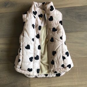 Heart patterned vest